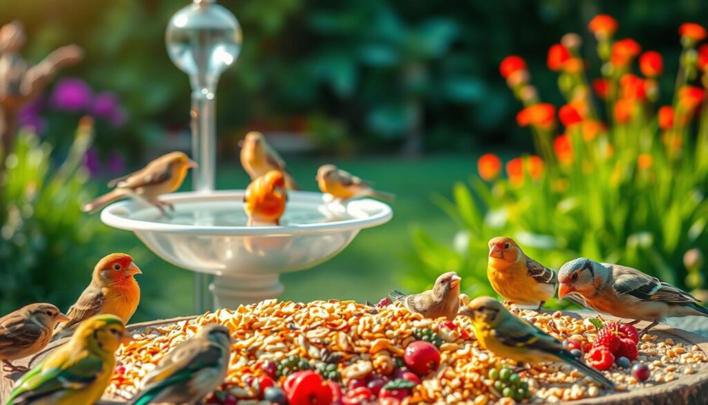 alimentación de aves alimentación de aves