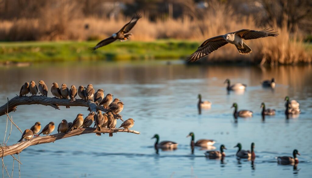 comportamiento de las aves