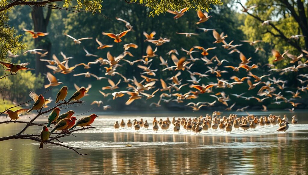 comportamiento grupal de aves comportamiento grupal de aves