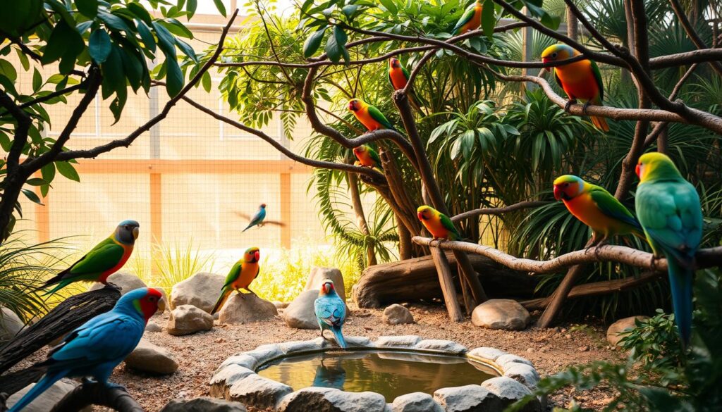 cuidado de aves