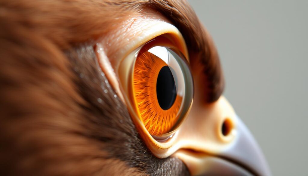 salud ocular en aves